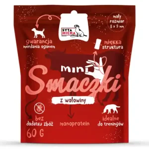 Syta Micha Mini smaczki dla psa z wołowiną 60g Kup teraz